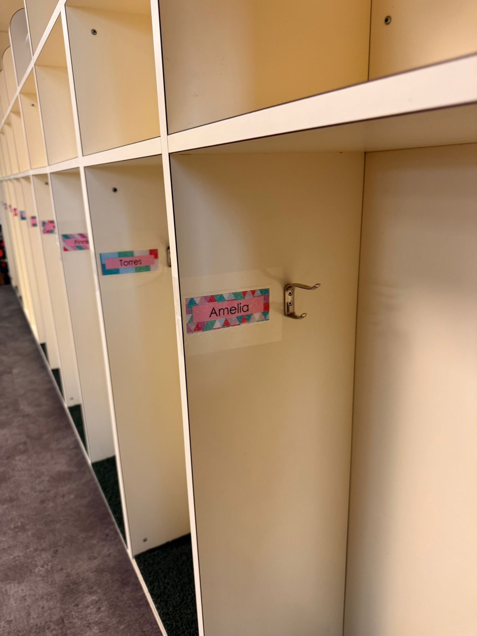 A named cubby for every child