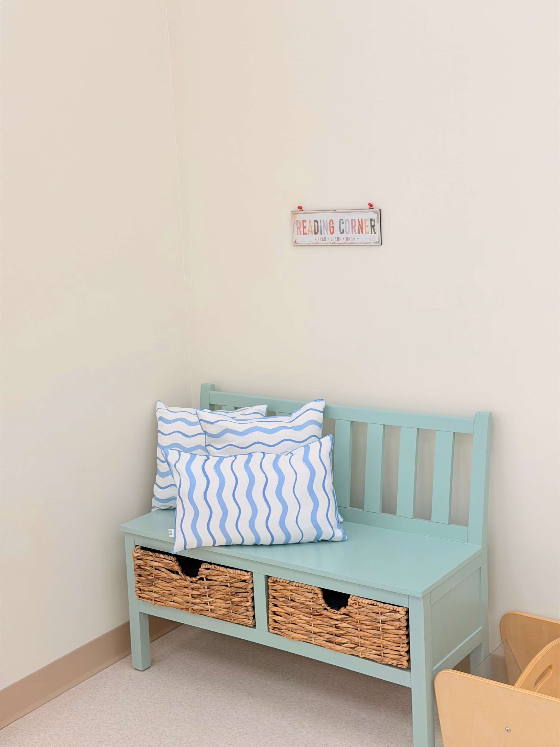 A quiet corner to rest and read