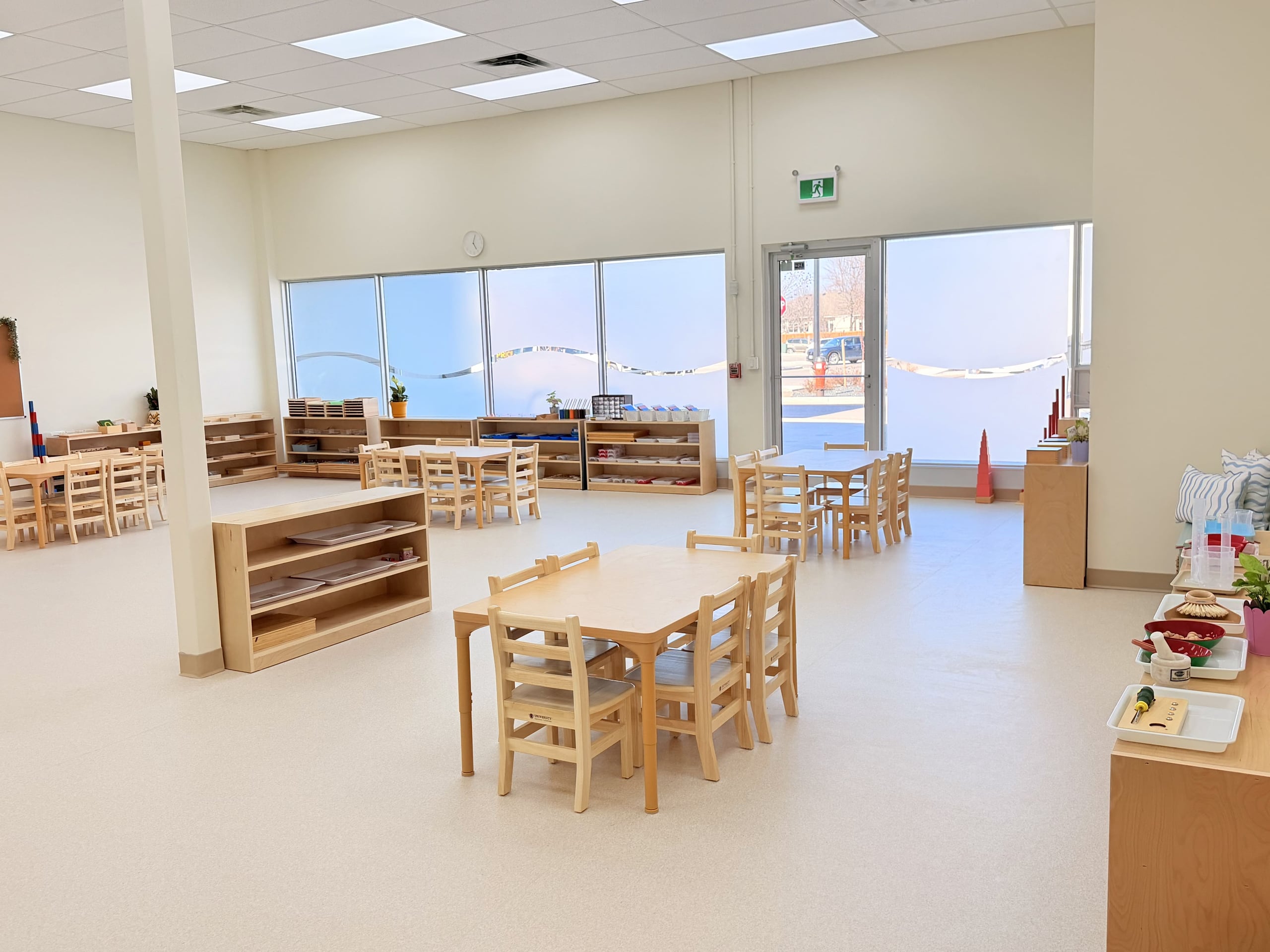 Space to concentrate, room to move