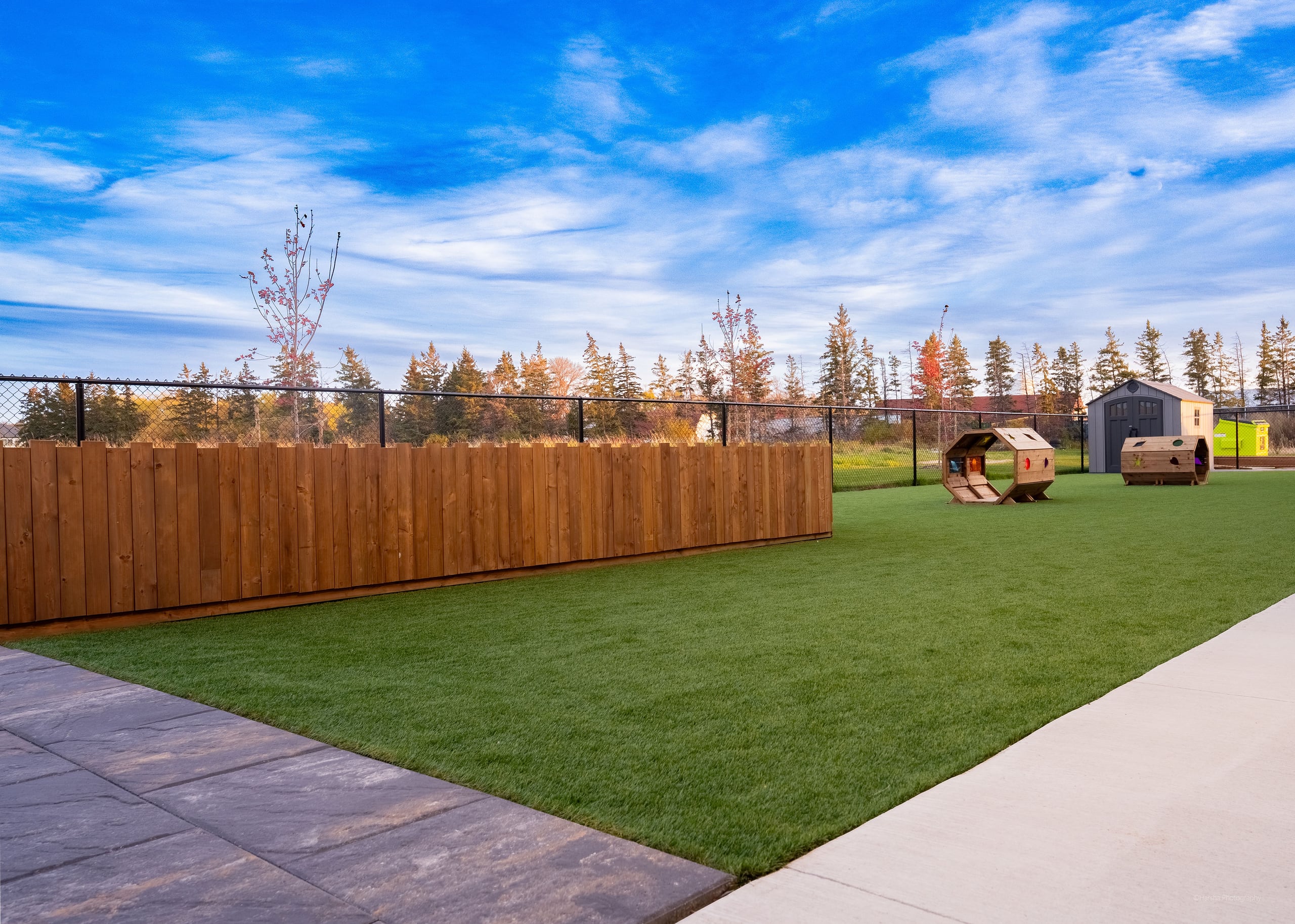 Open turf under a big sky