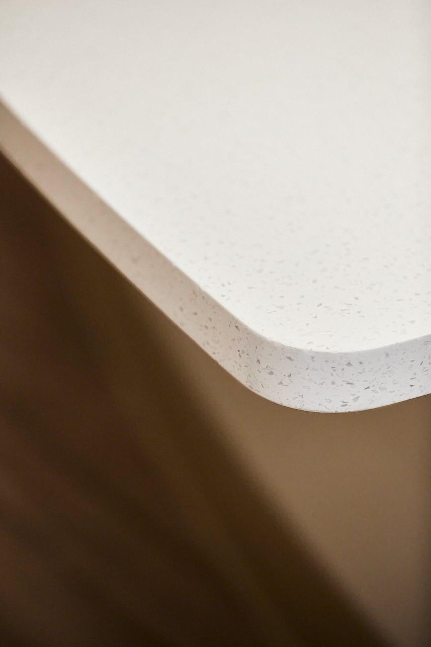 A counter shaped for small hands